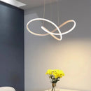 Axyaa Minimalist Ring Led Pendant Light Chandelier for Living Dining Bedroom Decor