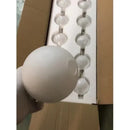 Axyaa Postmodern French Pendant Lamp: Living Room & Dining Room Glass Ball Pearl Pendant