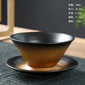 Axyaa Retro Flower Ceramic Coffee Cup Set - Japanese Style Home Decor