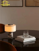Axyaa Marble LED Touch Table Lamp for Ambiance in Living Room