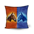 Axyaa Animal Print Cushion Cover - Stylish Polyester Throw Pillow for Home Decor