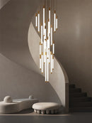 Axyaa Nordic Loft LED Chandelier - Stylish Modern Living Room Lighting
