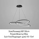 Axyaa Nordic Chandelier Black/White Indoor Hanging Chandelier