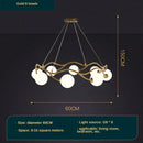 Axyaa Modern Luxury LED Pendant Light by Italian Designer