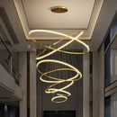 Axyaa Modern Pendant Chandelier LED Ceiling Light for Indoor Dining Room