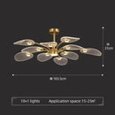 Axyaa Nordic Flush Mount Chandelier for Stylish Ceiling Lighting in Various Rooms