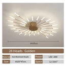 Axyaa Nordic LED Ceiling Lamp Modern Living Room Chandelier, Home Indoor Lighting