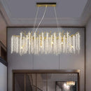 Axyaa Gold Crystal Branch Chandelier for Bedroom/ Living Room/ Dining Room