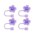 Silicone Straw Topper Caps for Stanley 10mm Tips by Axyaa - 4 Pack