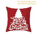 Axyaa Christmas Cushion Cover 2022: Merry Decorations, Navidad, Noel, Xmas Gifts, Happy New Year 2023