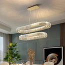 Axyaa Crystal Chandelier Pendant Lamp for Living Room Dining Room Ceiling Light