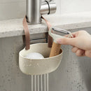 Axyaa Adjustable Sink Holder Drain Rack Storage Organizer