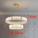 Axyaa LED Staircase Chandeliers Modern Home Decor Pendant Light Lamps