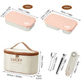 Axyaa Stainless Steel Lunch Box: Sealed Leak Proof Bento Box for Kids, Students, Travel