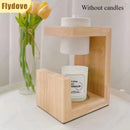 Axyaa Nordic Wood Aromatherapy Candle Lamp LED Desk Lamp