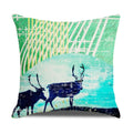 Axyaa Gold Elk Modern Pillowcase Cover for Customizable Bedside Decor