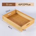 Axyaa Acrylic Grid Side Storage Box for Bedroom and Living Room Organization