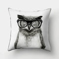 Axyaa Cute Owl Cushion Cover for Home Sofa Bedroom Decor