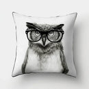 Axyaa Cute Owl Cushion Cover for Home Sofa Bedroom Decor