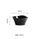 Axyaa Ceramic Edge Bowl Set for Serving, Soup, Salad, Fruit & Noodles