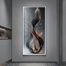 Axyaa Mountain Crystal Porcelain Craft LED Wall Lamp for Living Room