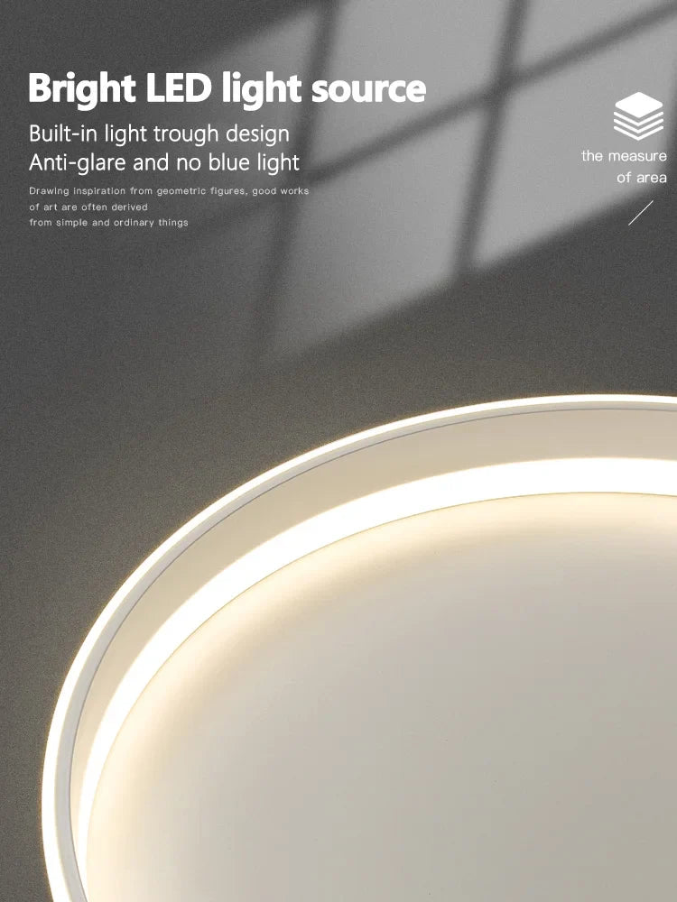 Axyaa Bedroom Ceiling Lamp LED Modern Minimalist Nordic Master Bedroom Lighting
