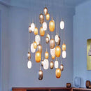 Axyaa Modern LED Pendant Chandeliers for Living and Dining Room Lighting