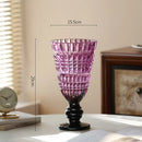 Axyaa Glass Vase: Artistic Flower Vessel for Hydroponic & Dried Flowers