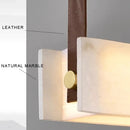 Axyaa Marble Pendant Chandelier for High-End Restaurant Bar Counter with Minimalist Design
