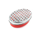 Axyaa Stainless Steel Grater: Double-sided Cheese & Vegetable Tool