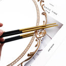 Axyaa Stainless Steel Reusable Non-slip Chopsticks Set, 4 Pairs