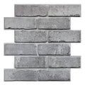 Axyaa 3D Brick Wall Tiles, Adhesive Kitchen Backsplash Stickers - Pack of 10