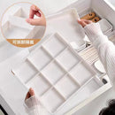 Axyaa Adjustable Drawer Organizer for Cosmetics, Flatware, and Cutlery
