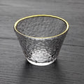 Axyaa 80ml Heat Resistant Tea Cup Vertical Texture Sake Tasting Glass