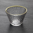 Axyaa 80ml Heat Resistant Tea Cup Vertical Texture Sake Tasting Glass