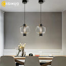 Axyaa Minimalist Glass Chandelier for Elegant Spaces