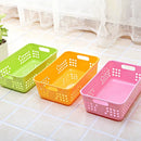 Axyaa 10-Piece Versatile Plastic Storage Baskets for Toys, Desk, Kitchen, and Bathroom