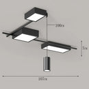 Axyaa Nordic Smart LED Ceiling Light for Salon Bedroom Decor