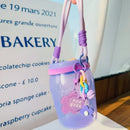 Cream Flower Cup Holder with Lanyard for Axyaa Stanley Cup Accessories & Starbucks Tumbler