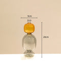 Axyaa Double Glazing Stained Glass Vase Hydroponics Terrarium Home Decoration