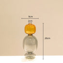 Axyaa Double Glazing Stained Glass Vase Hydroponics Terrarium Home Decoration