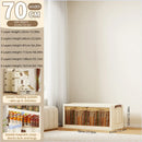 Axyaa 2-Door Foldable See-Through Storage Cabinet