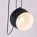 Axyaa Modern Industrial Spider LED Drum Pendant Lamp for Kitchen & Restaurant