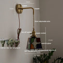 Axyaa Peace Pigeon Tiffany Rotatable Wall Lamp