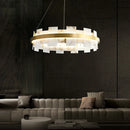 Axyaa LED Chandeliers with Marble Decoration for Home and Restaurantitals