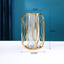Axyaa Glass Vase Hydroponics Flower Pot Desk Decoration - Room Aesthetic Decor