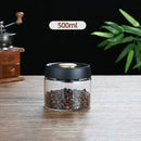 Axyaa Glass Coffee Beans Storage Jar - Vacuum Sealed Moisture-proof Container