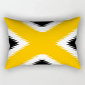 Yellow Geometric Cushion 30x50 Pillowcase for Living Room Sofa and Bed - Axyaa Home