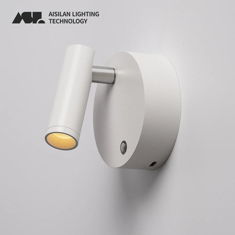 Axyaa Dimmable LED Wall Lamp 3W USB Rechargeable Spotlight