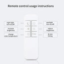 Axyaa Double Head LED Wall Lamp, Touch Control, Remote, 360° Rotation, USB Rechargeable